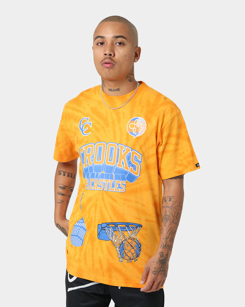 Crooks & Castles New York Tie Dye T-Shirt Orange