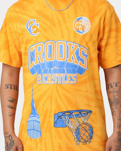 Crooks & Castles New York Tie Dye T-Shirt Orange