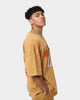 Mitchell & Ness Los Angeles Lakers 3-Peat T-Shirt Bone Brown