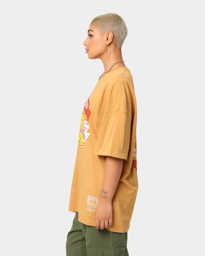 Mitchell & Ness Los Angeles Lakers 3-Peat T-Shirt Bone Brown