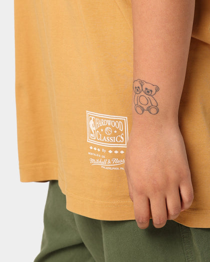 Mitchell & Ness Los Angeles Lakers 3-Peat T-Shirt Bone Brown