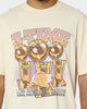 Mitchell & Ness Los Angeles Lakers 3-Peat Champs T-Shirt Khaki