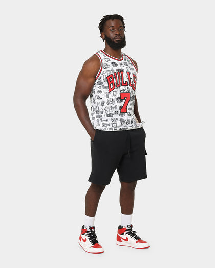 Mitchell & Ness Chicago Bulls Toni Kukoč #7 1997-1998 Doodle Swingman Jersey White