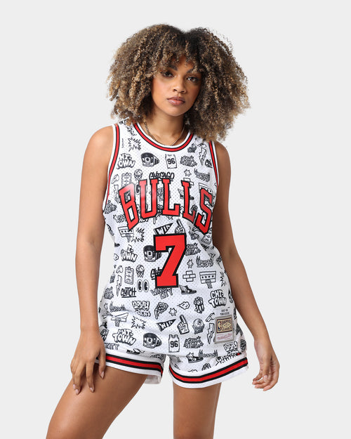 Mitchell & Ness Chicago Bulls Toni Kukoč #7 1997-1998 Doodle Swingman Jersey White