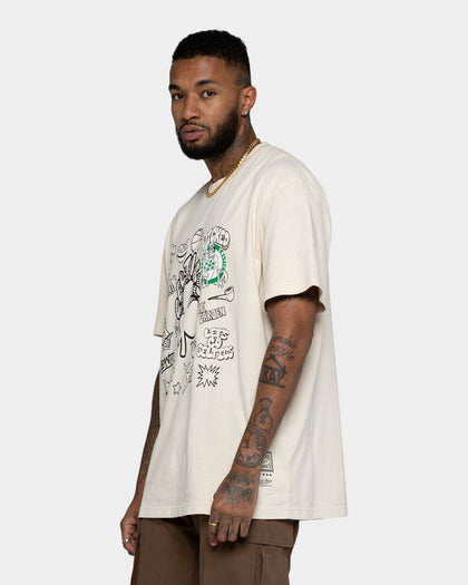 Mitchell & Ness Boston Celtics Doodle T-Shirt Faded Stone