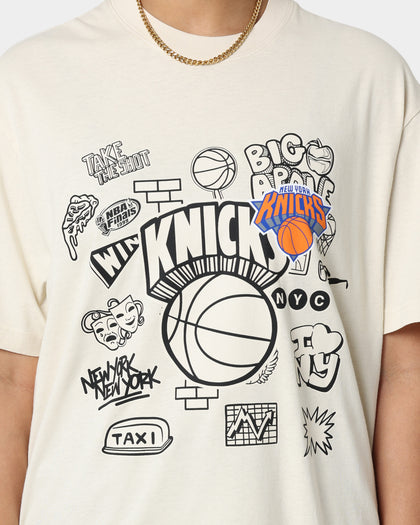 Mitchell & Ness New York Knicks Doodle T-Shirt Faded Stone