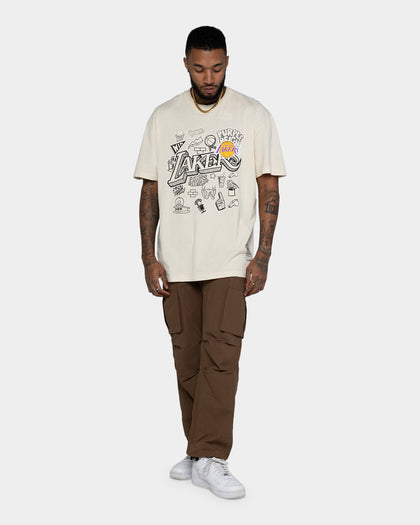 Mitchell & Ness Los Angeles Lakers Doodle T-Shirt Faded Stone
