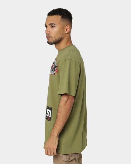 Mitchell & Ness Chicago Bulls Flight T-Shirt Faded Olive