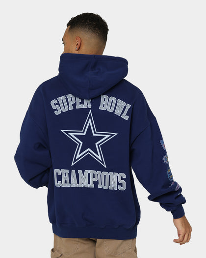 Mitchell & Ness Dallas Cowboys Superbowl Champions Hoodie Faded Navy