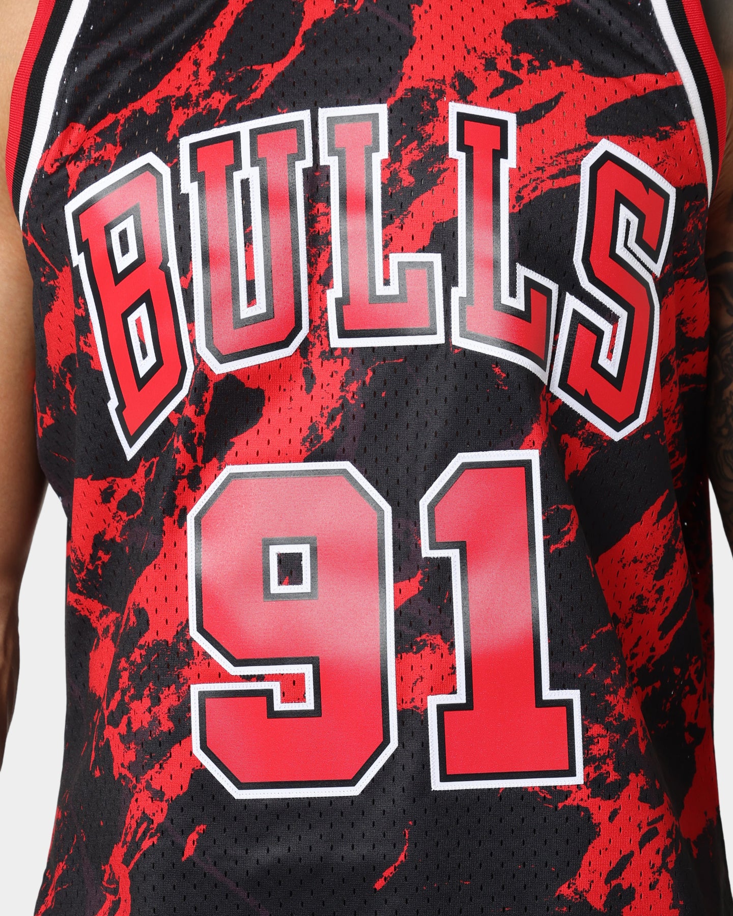 Mitchell & Ness Chicago Bulls Dennis Rodman #91 '95-'96 Marble