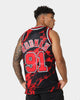 Mitchell & Ness Chicago Bulls Dennis Rodman #91 '95-'96 Marble Swingman Jersey Red