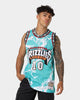 Mitchell & Ness Vancouver Grizzlies Mike Bibby #10 '98-'99 Marble Swingman Jersey Teal