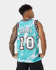 Mitchell & Ness Vancouver Grizzlies Mike Bibby #10 '98-'99 Marble Swingman Jersey Teal