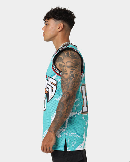 Mitchell & Ness Vancouver Grizzlies Mike Bibby #10 '98-'99 Marble Swingman Jersey Teal