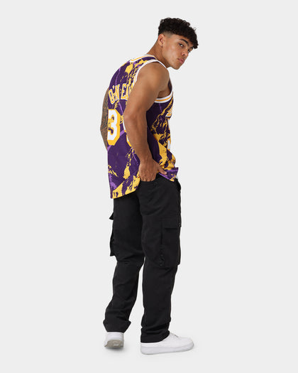 Mitchell & Ness Los Angeles Lakers Shaquille O'Neal #34 '96-'97 Marble Swingman Jersey Purple
