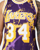 Mitchell & Ness Los Angeles Lakers Shaquille O'Neal #34 '96-'97 Marble Swingman Jersey Purple