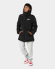 Nena and Pasadena Paramount Long Line Puffer Jacket Jet Black