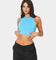 Puma Women's Infuse EvoKnit Crop Top Blue