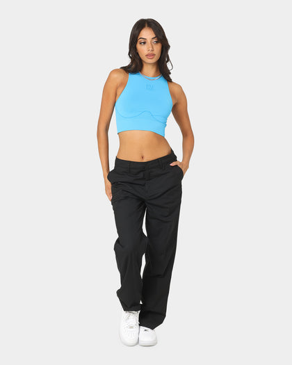 Puma Women's Infuse EvoKnit Crop Top Blue