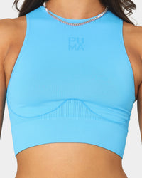 Puma Women's Infuse EvoKnit Crop Top Blue