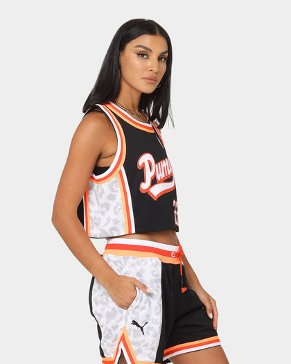 Puma Women's Ballin' Crop Jersey Puma Black