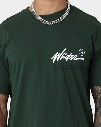 WNDRR Offends Custom Fit T-Shirt Forest Green