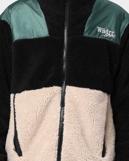 WNDRR Wid It Sherpa Jacket Black