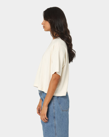 Reebok Women's Classics Natural Dye Cropped T-Shirt Non-dye