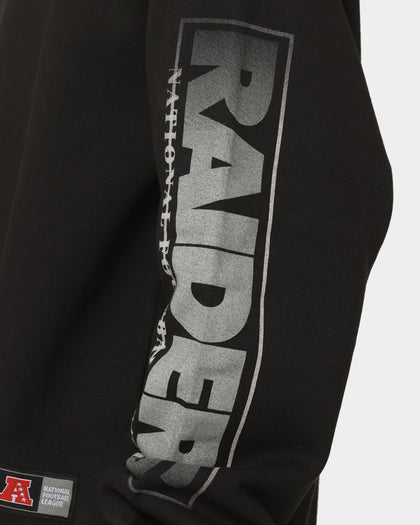 Majestic Athletic Las Vegas Raiders Graphic Fade Crewneck Faded Black