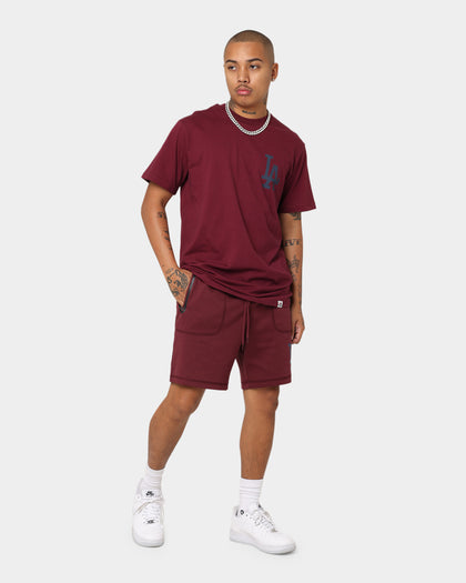 Majestic Athletic Los Angeles Dodgers Jeaner T-Shirt Windsor Wine