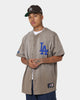 Majestic Athletic Los Angeles Dodgers Solarised Replica Jersey Warm Grey