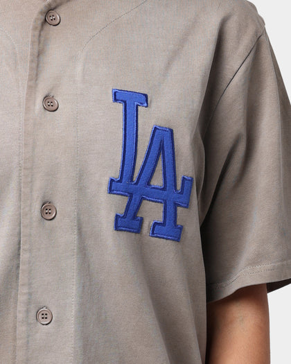 Majestic Athletic Los Angeles Dodgers Solarised Replica Jersey Warm Grey