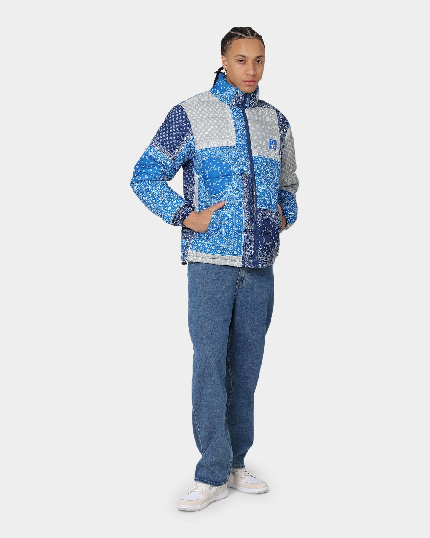 Majestic Athletic Los Angeles Dodgers Bandana Paisley Jacket
