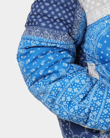 Majestic Athletic Los Angeles Dodgers Bandana Paisley Jacket Contrast Aop Paisley