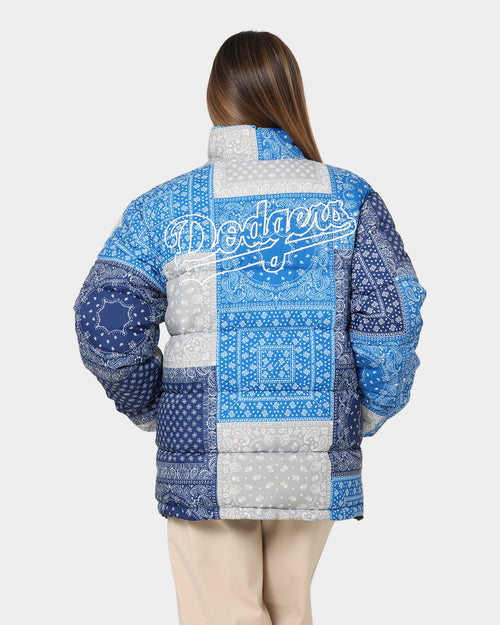 Majestic Athletic Los Angeles Dodgers Bandana Paisley Jacket Contrast Aop Paisley