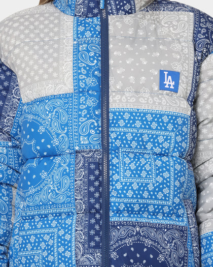 Majestic Athletic Los Angeles Dodgers Bandana Paisley Jacket Contrast Aop Paisley