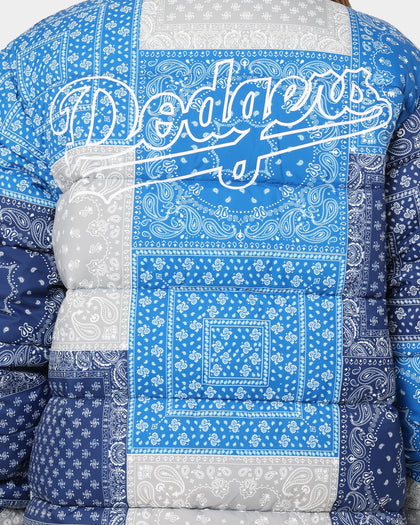 Majestic Athletic Los Angeles Dodgers Bandana Paisley Jacket Contrast Aop Paisley