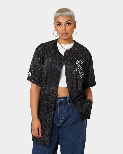 Majestic Athletic Chicago White Sox Bandana Paisley Jersey Black