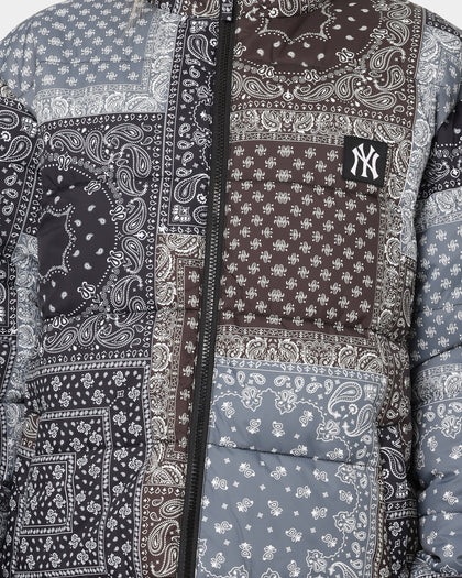 Majestic Athletic New York Yankees Bandana Paisley Jacket Tonal Aop Paisley