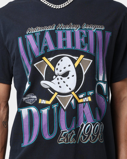Majestic Athletic Anaheim Ducks Rise Graphic T-Shirt Faded Black