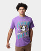 Majestic Athletic Anaheim Ducks Rise Graphic T-Shirt Faded Purple