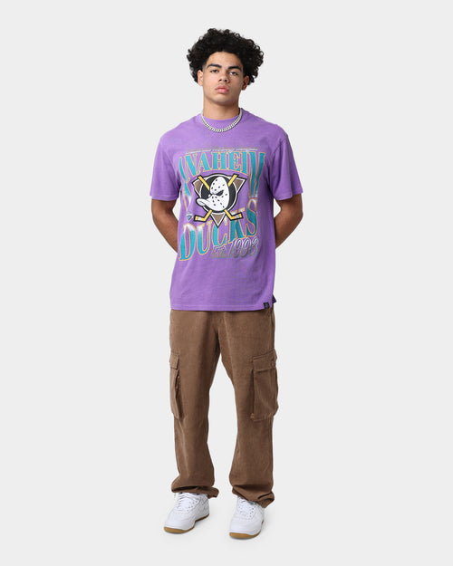 Majestic Athletic Anaheim Ducks Rise Graphic T-Shirt Faded Purple