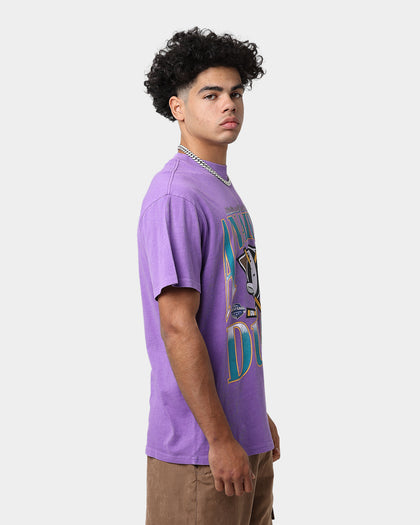 Majestic Athletic Anaheim Ducks Rise Graphic T-Shirt Faded Purple