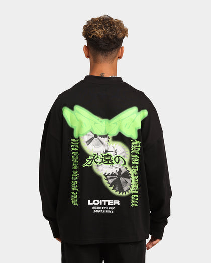 Loiter Cyber Blade Long Sleeve T-Shirt Black