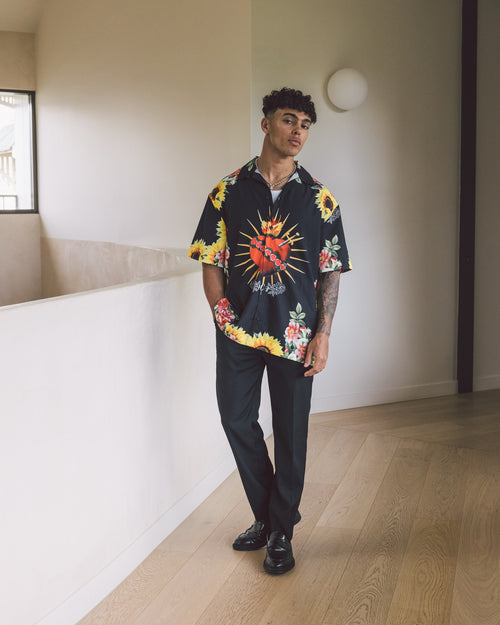 404 Grandeur Button Up Shirt Black