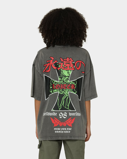 Loiter Eternal Vintage T-Shirt Charcoal