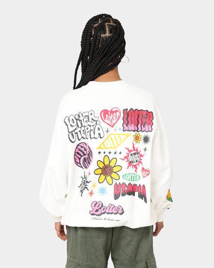 Loiter Day Dream Crewneck Off White