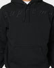 Supreme Raised Embroidery Hooded Sweatshirt Black