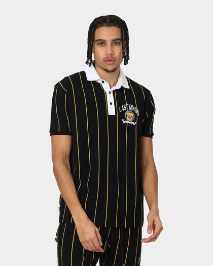 Last Kings Cairo Short Sleeve Polo Shirt Black