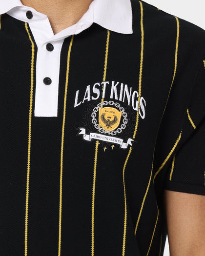 Last Kings Cairo Short Sleeve Polo Shirt Black